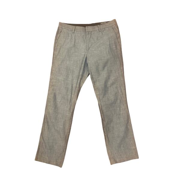 Bonobos Men’s Stretch Blue Chambray Suit Pant 32 - Picture 2 of 5